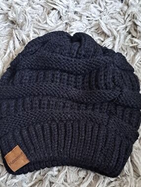 Black Knit Beanie